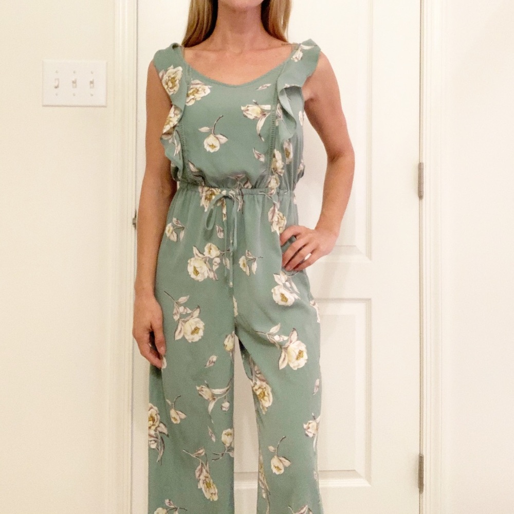 Pant floral jumpsuit